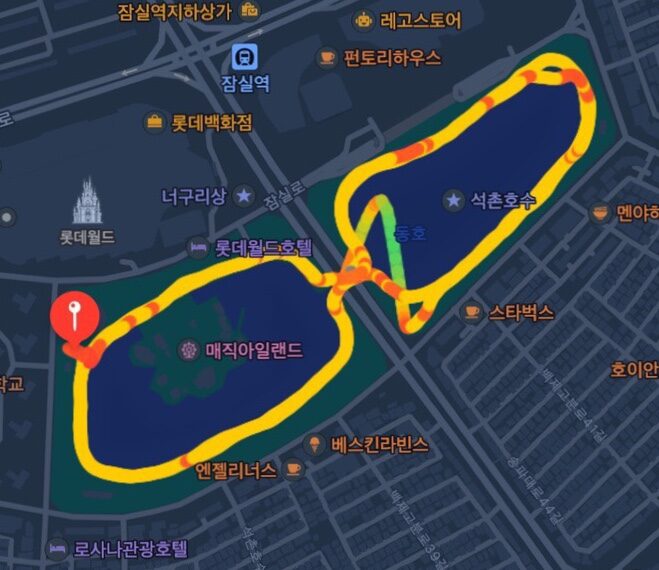 석촌호수 러닝 코스 정보